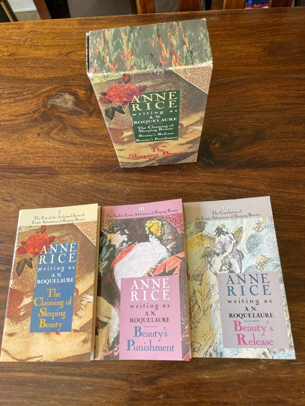 3 Adventures of Sleeping Beauty Books Boxed Set Anne Rice A.N. Roquelaure